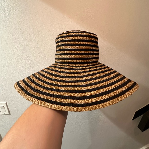 Erick Jarvis Black and Tan Striped Margot Hat - Picture 5 of 9